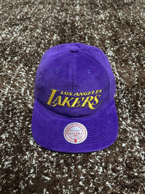 Other Designers Mitchell & Ness - Mitchell Ness MN LA Lakers Corduroy Snapback Adjustable Hat