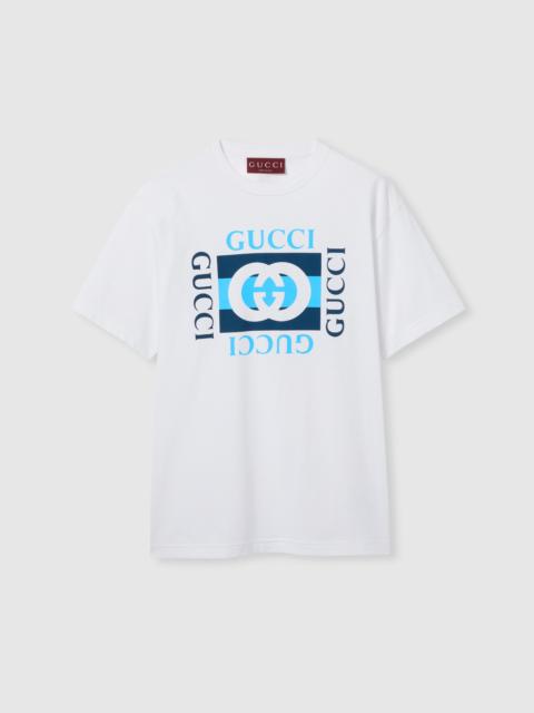 GUCCI Printed cotton jersey T-shirt