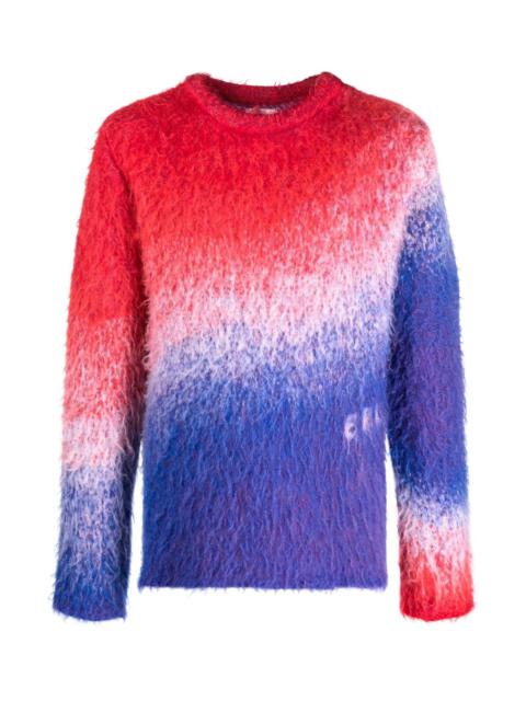 ERL OMBRÉ-EFFECT MOHAIR-BLEND JUMPER