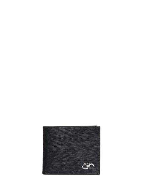 FERRAGAMO Ferragamo Men Ferragamo Gancini Calfskin Leather Wallet