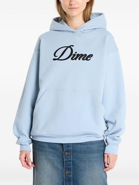 Dime cursive-logo hoodie