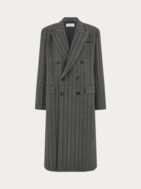 Lemaire MAXI DOUBLE BREASTED COAT | REVERSIBLE