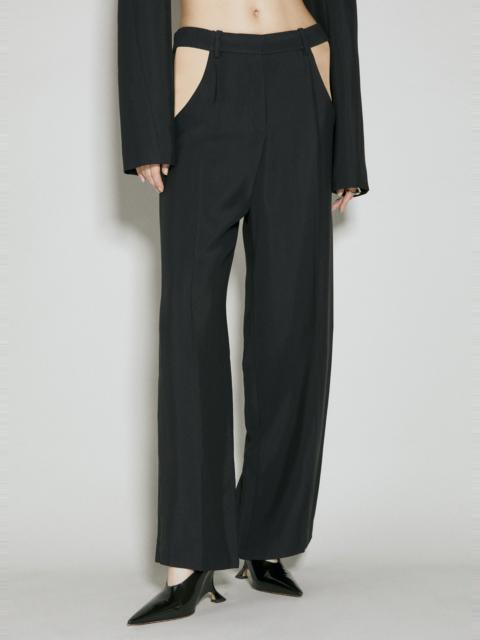 MUGLER Cut-Out Tailored Pants