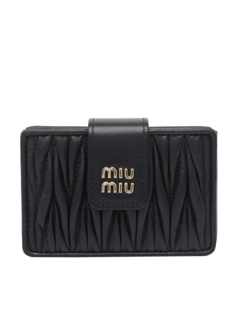 Miu Miu Miu Miu Women Miu Miu Matelasse' Cardholder