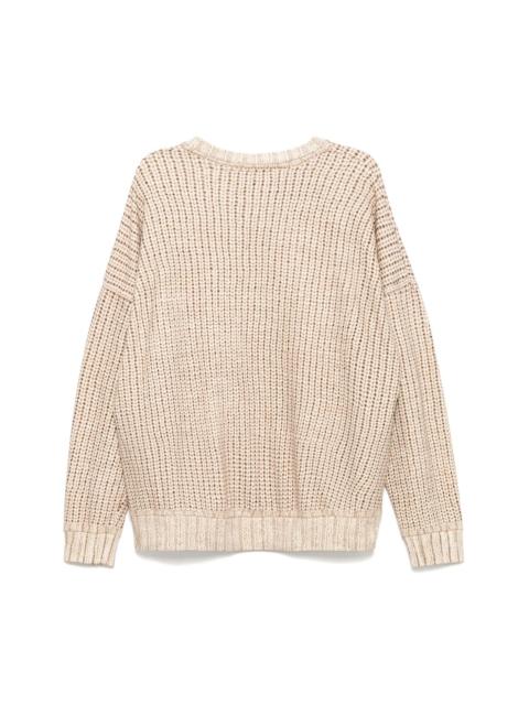 UNDERCOVER FAKE KNIT PRINTING SWEATER