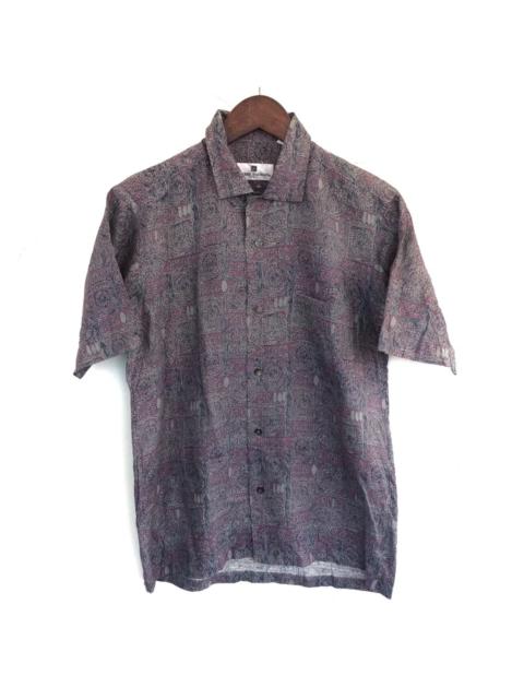 Other Designers Vintage - Vintage Pierre Balmain Paris Art Button Up Shirt