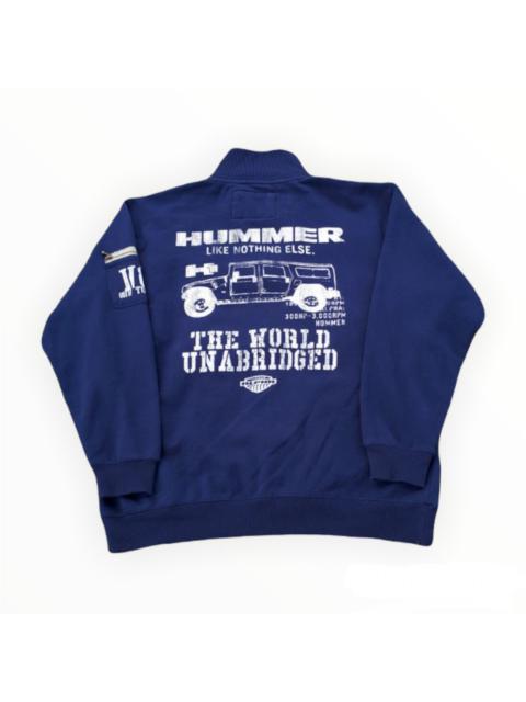 Other Designers Vintage - Hummer Spell Out Zip Up Sweater