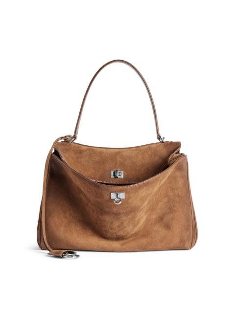 BALENCIAGA Women's Rodeo Handbag Medium in Camel