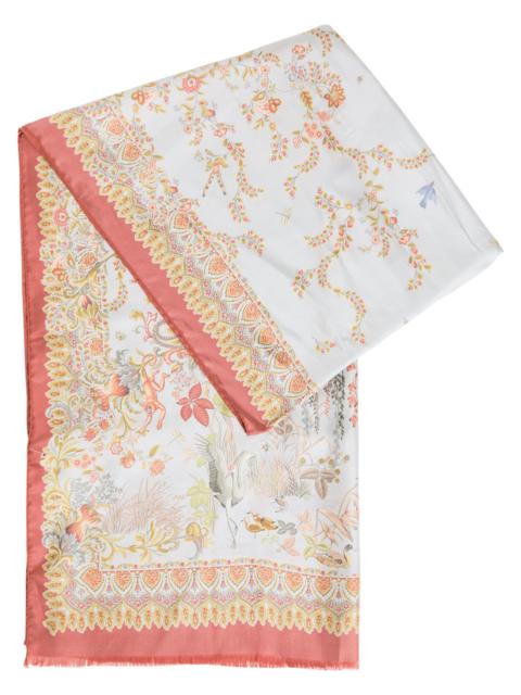 Etro Etro Orfeo Printed Silk Scarf