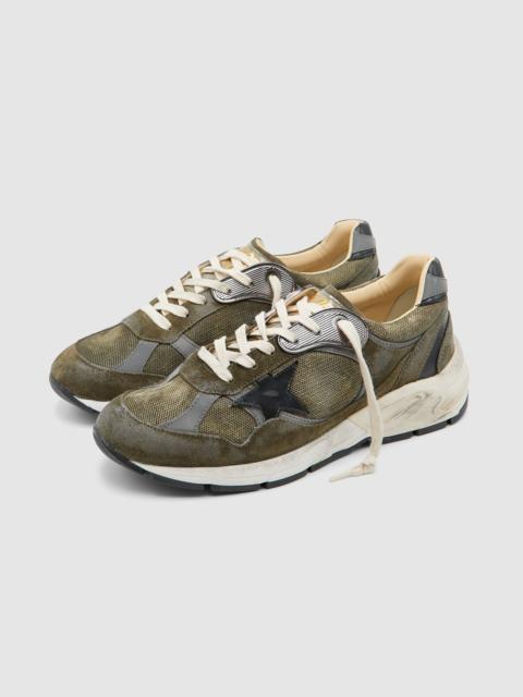 Golden Goose Golden Goose Dad-Star Running Olive Gray Black Star Sneakers