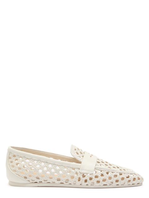 Stuart Weitzman Thea Woven Leather Loafers