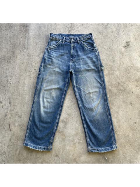 Other Designers Vintage Gu Japanese Brand Workwear Faded Denim Pants W30