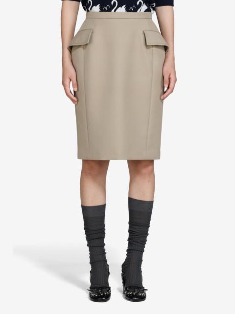 N°21 KNEE-LENGTH PENCIL SKIRT