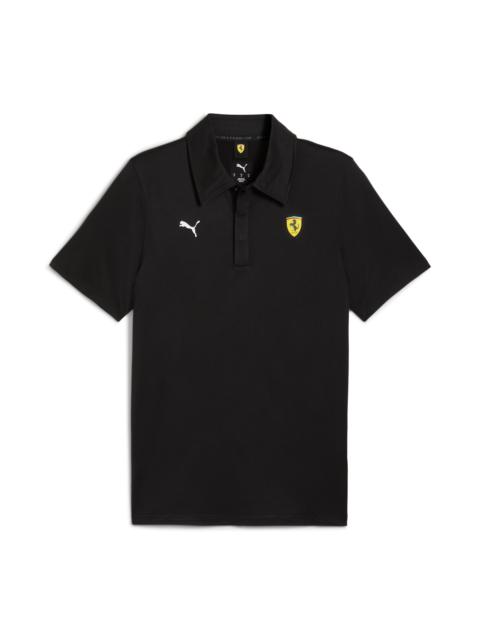 PUMA PUMA Scuderia Ferrari Sportswear Logo Polo in Puma Black at Nordstrom