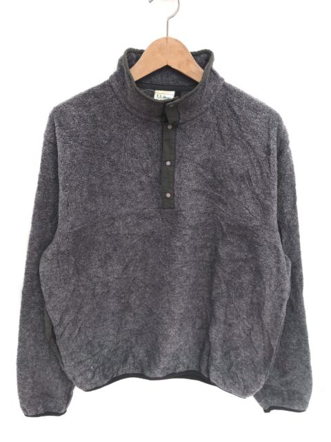 Other Designers L.L. Bean - L.L BEAN FLEECE BULKY HALF BUTTON