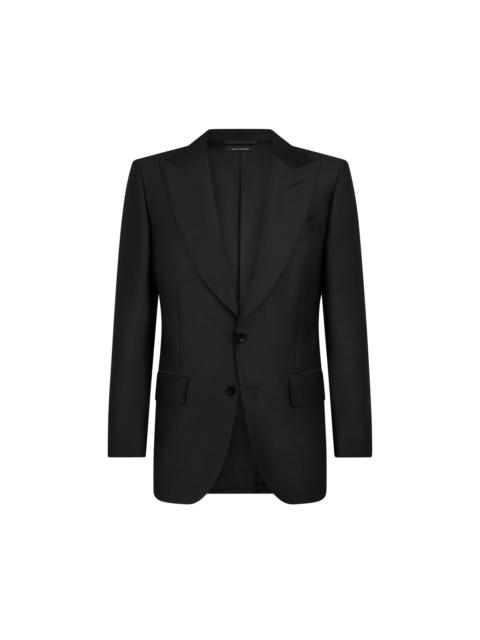 TOM FORD MOHAIR SILK TWILL DYLLAN JACKET