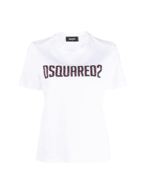 DSQUARED2 logo-print cotton T-shirt