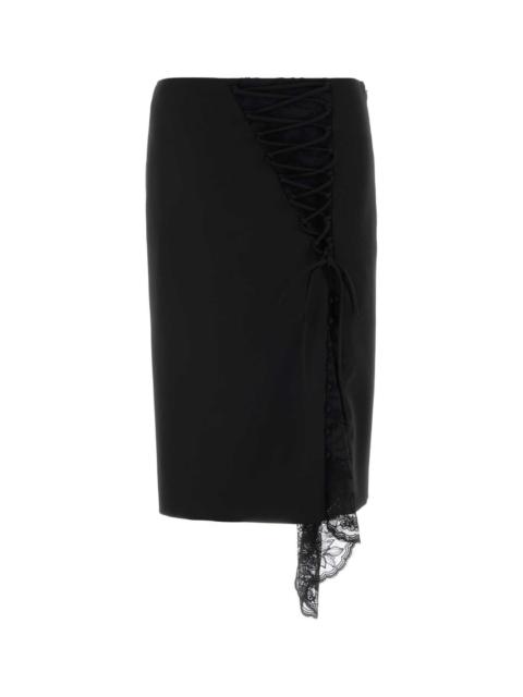 Alexander McQueen Alexander Mcqueen Women Reg Waist Lace Skirt