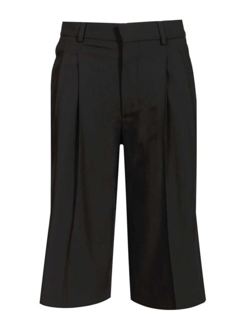 AMI Paris Ami Women Wide-Leg Bermuda Shorts