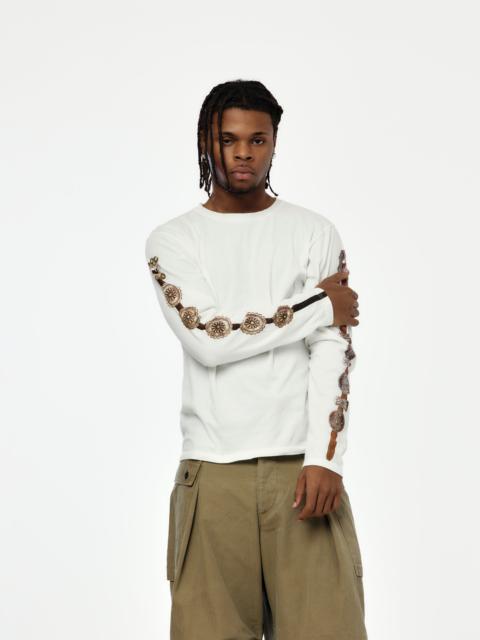 Kapital 20/- JERSEY LONG SLEEVE TEE (CONCHO BELT SLEEVE)