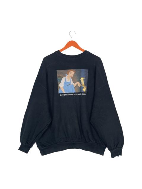 Other Designers Disney - Movies!Beauty And The Beast Backhit Print Sweatshirt Size F
