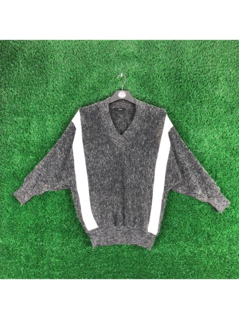 Other Designers Vintage - Vintage Knit Wool Fur Sweater Baggy Two Tone Color by Patria