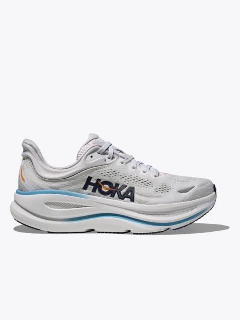 HOKA Men's Bondi 9 Shoes in Stardust/Cosmic Grey