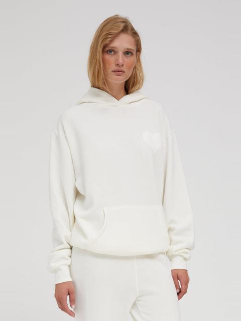 SPRWMN WHITE HEART HOODIE