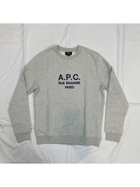 A.P.C. APC logo crewneck - Rue Madame Paris