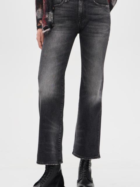 R13 Joan Cropped Flare Jeans