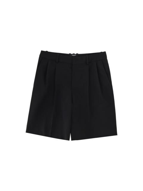 Balmain Wool Tailored Shorts