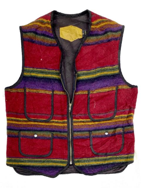 Other Designers Woolrich Woolen Mills - VINTAGE NAVAJO WOOLRICH USA WITH STRIPES COLOURS M.IN USA 🇺🇸