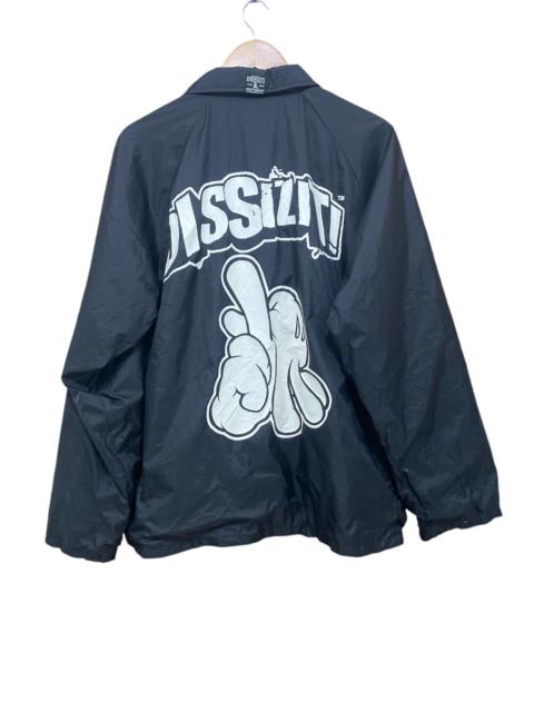 Other Designers Dissizit × Japanese Brand - Dissizit Liberty Or Death Big Logo Coach Jacket