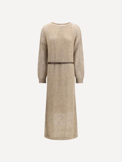 Brunello Cucinelli Perforated knit Dressss