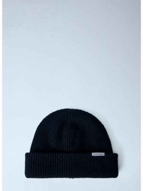 BALENCIAGA Balenciaga Men Ribbed Knit Beanie