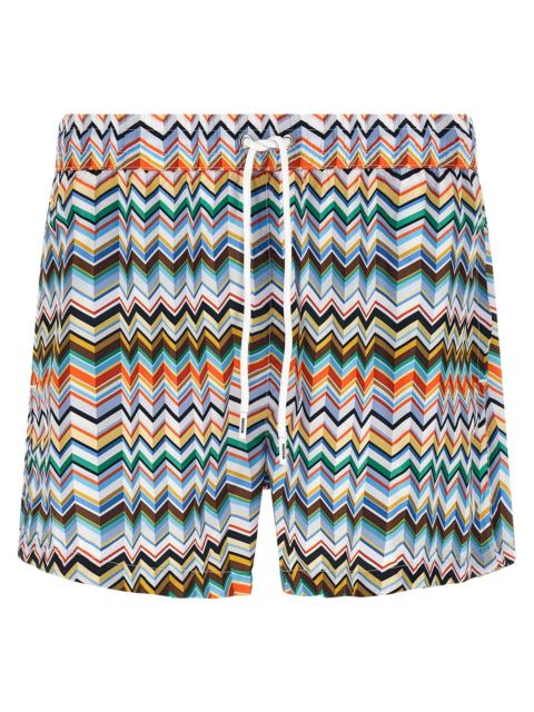 Missoni Missoni Men Irregular Zig Zag Swimsuit
