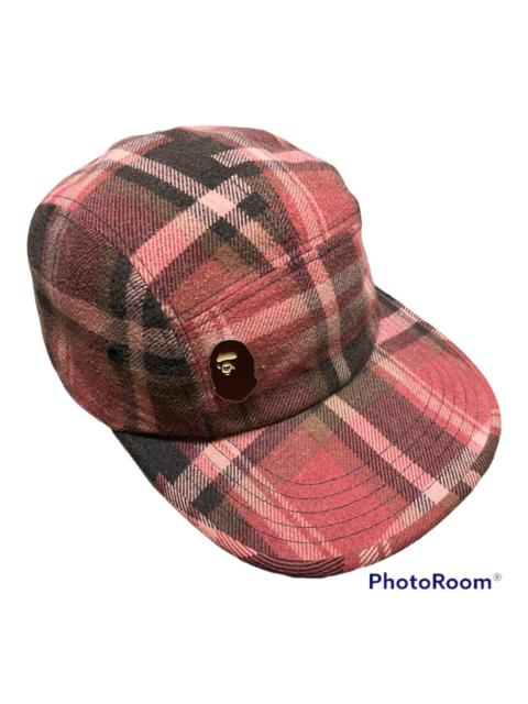 Bape Check Jet Cap