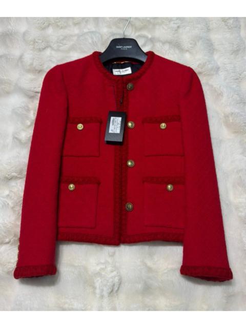 SAINT LAURENT Brand new Saint Laurent (YSL) women's tweed jacket