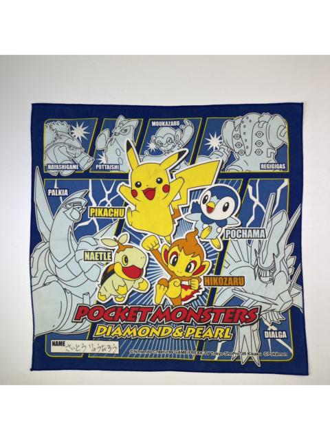 Other Designers Japanese Brand - POKEMON POCKET MONSTER HANDKERCHIEF NECKERCHIEF BANDANA