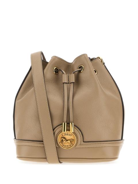 Chloé Cappuccino leather bucket bag
