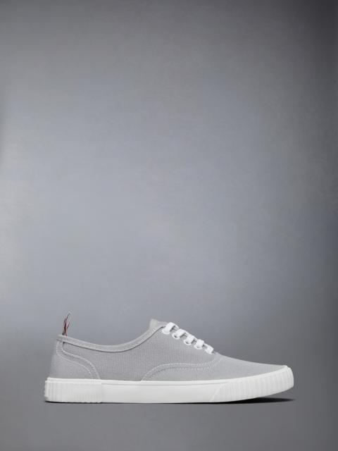Thom Browne CANVAS VULCANIZED RUBBER SOLE HERITAGE SNEAKERS