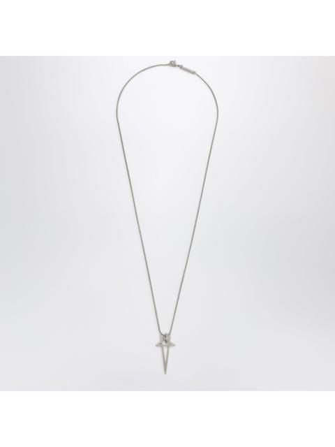 Rick Owens Rick Owens Pentagram Necklace In Metal Men