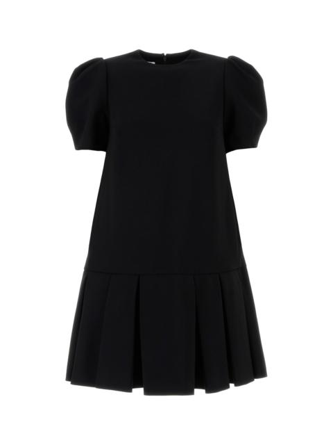 Moschino Black stretch twill dress