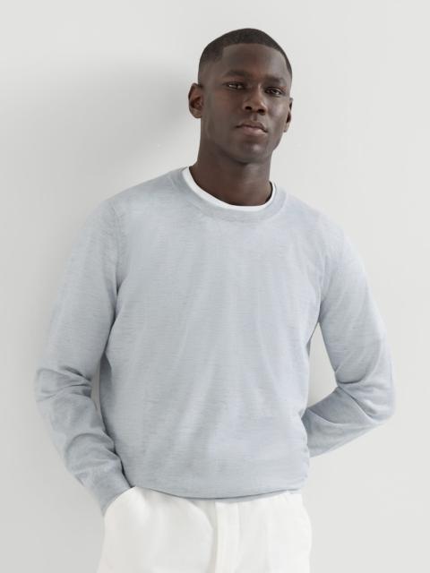 Brunello Cucinelli Lightweight cashmere, silk and linen sweater