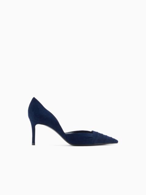 GIORGIO ARMANI SUEDE COURT SHOES