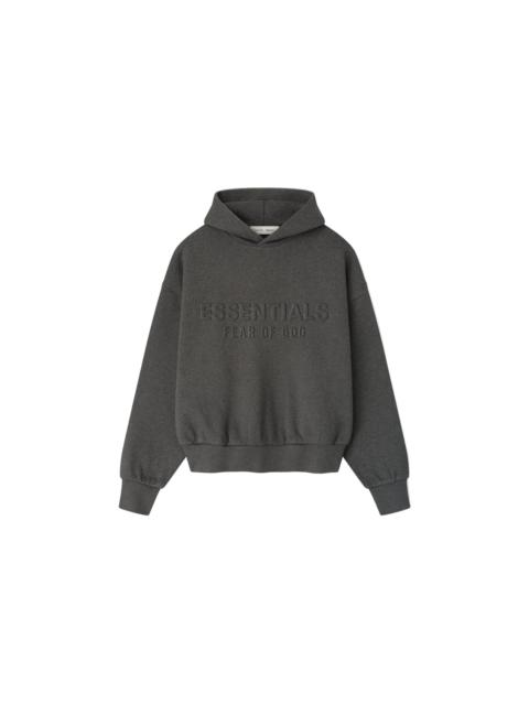 ESSENTIALS EMBOSSED ESSENTIALS CLASSIC HOODIE (CHARCOAL HEATHER)