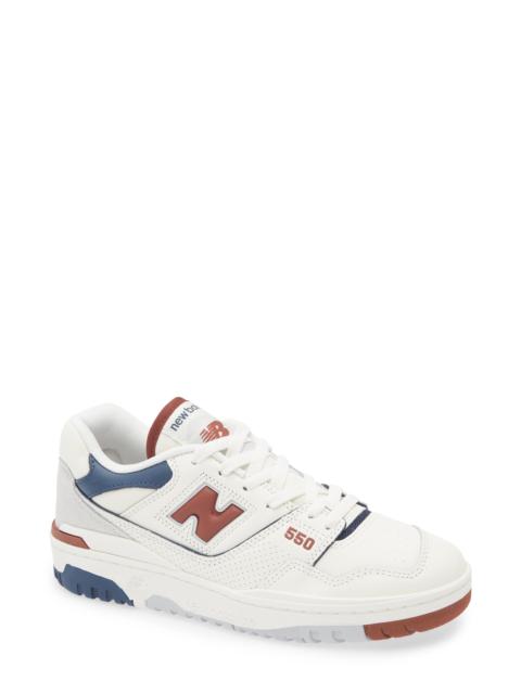 New Balance 550 Basketball Sneaker in Sea Salt/Relic Brown at Nordstrom