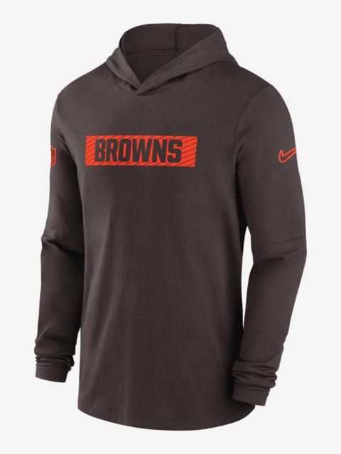 Nike Cleveland Browns Sideline Men's Nike Dri-FIT NFL Long-Sleeve Hooded Top