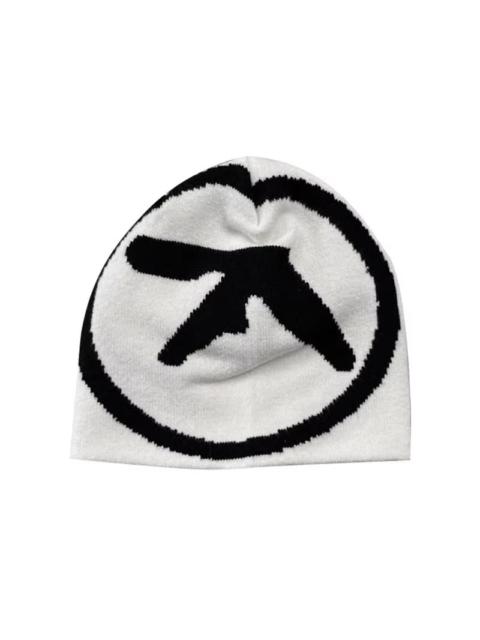 Other Designers Y2K Kpop Aphex Twin Beanies Winter Warm Hat Cute Embroidery White Cap Adult