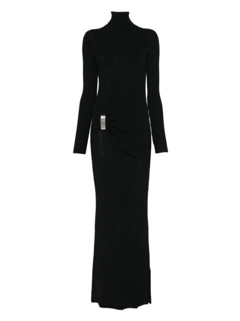 BRANDON MAXWELL Lainey draped maxi dress